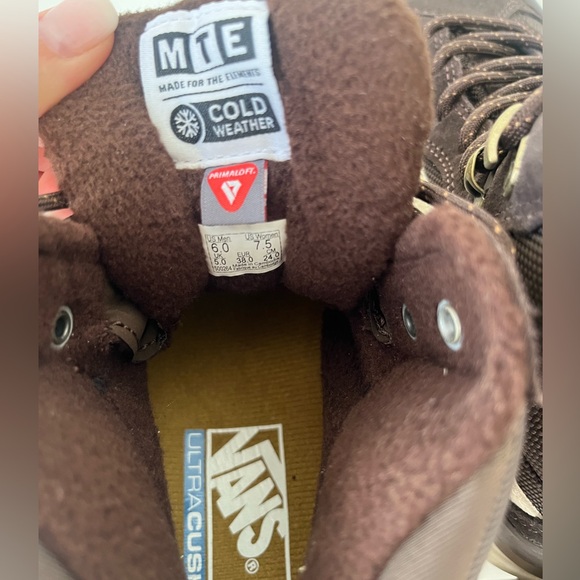 NWT Vans SK8-HI waterproof MTE high top all weather sneakers brown 7.5 - Picture 8 of 10